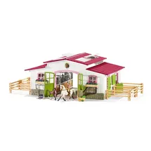 Schleich Horse Club Reiterhof mit Reiterin und Pferden 42344