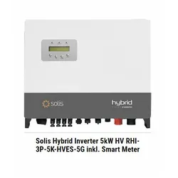 Solis RHI-3P5K-HVES-5G 5 kW Hybrid-Wechselricher 3-phasig + Smart Meter