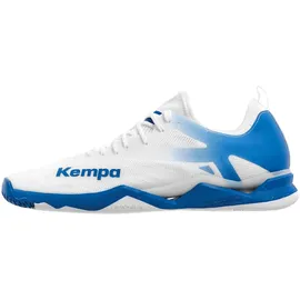 Kempa Wing Lite 2.0 Handballschuhe Weiß Deep Blau, 39 EU