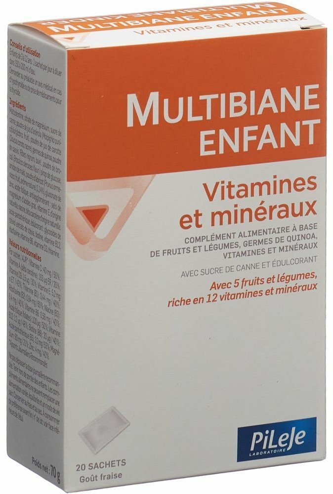 Multibiane Kinder Vitamine und Mineralien