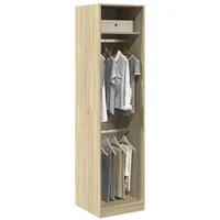 VidaXL Kleiderschrank Sonoma-Eiche 50x50x200 cm Holzwerkstoff
