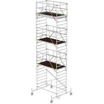 Günzburger Munk Rollgerüst SG 1,35 x 2,45 m mit Fahrbalken Doppel-Plattform 1,35x2,45m Plattform 9,74m AH