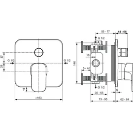Ideal Standard Tonic II Einhandwannenmischer (A6340AA)