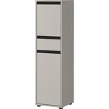 KADIMA DESIGN Badschrank Hamburg Nischenschrank 80 x 60 x 30 cm Steingrau