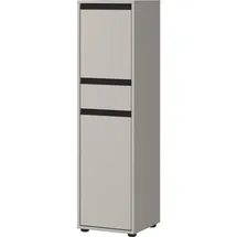 KADIMA DESIGN Badschrank Hamburg Nischenschrank 80 x 60 x 30 cm Steingrau
