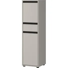 KADIMA DESIGN Badschrank Hamburg Nischenschrank 80 x 60 x 30 cm Steingrau