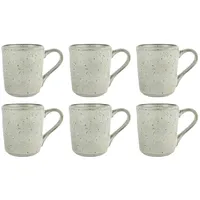 CREAFLOR HOME 6x Becher, Tasse DUNES H. 10,5cm creme