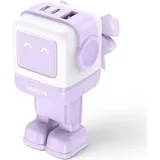 UGREEN Uno RG 65W 3-Port GaN Fast Charger EU purple