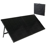 Faltbares Solarpanel mit monokristallinen Zellen, 240 Watt, schwarz