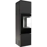 Kratki REN/M Stahl Schwarz/Abdeckplatte Glas