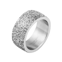 Fingerring LADY Gr. 20, silber (silberfarben), Fingerringe, Damen, 20, Edelstahl-Metall, Edelstahl, Metall, Fingerring