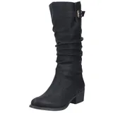 Rieker Damen 73191 Hochschaftstiefel, Schwarz, 43 EU