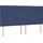 vidaXL Boxspringbett mit Matratze Blau 180x200 cm Stoff