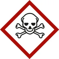 Industrial Quality Supplies Gefahrstoffsymbol Totenkopf mit gekreuzten Knochen, Typ: