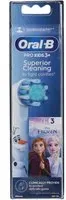 Oral-B Pro Kids 3+ Recharge La Reine des Neiges Brosse(S) À Dents 3 pc(s)