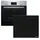 Bosch Herdset BOSCH Einbau-Backofen Schnellaufheizung Auszug + Induktionskochfeld DirectSelect autark 60cm