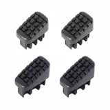 HAILO 991-5311 Fußkappen je 2x 35x20/43x20 bis Baujahr 01/2015, schwarz (4er Pack)