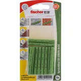 Fischer Spreizdübel SX Green 6x50 K, 10er-Pack (524821)