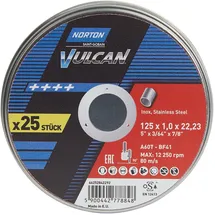 FP Trennscheibe Dose Vulcan Inox 125 x 1,0 mm