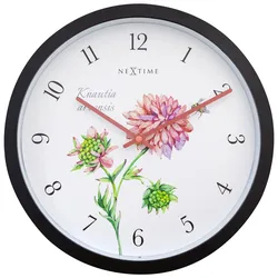 Wanduhr NEXTIME OUTDOOR - schwarz