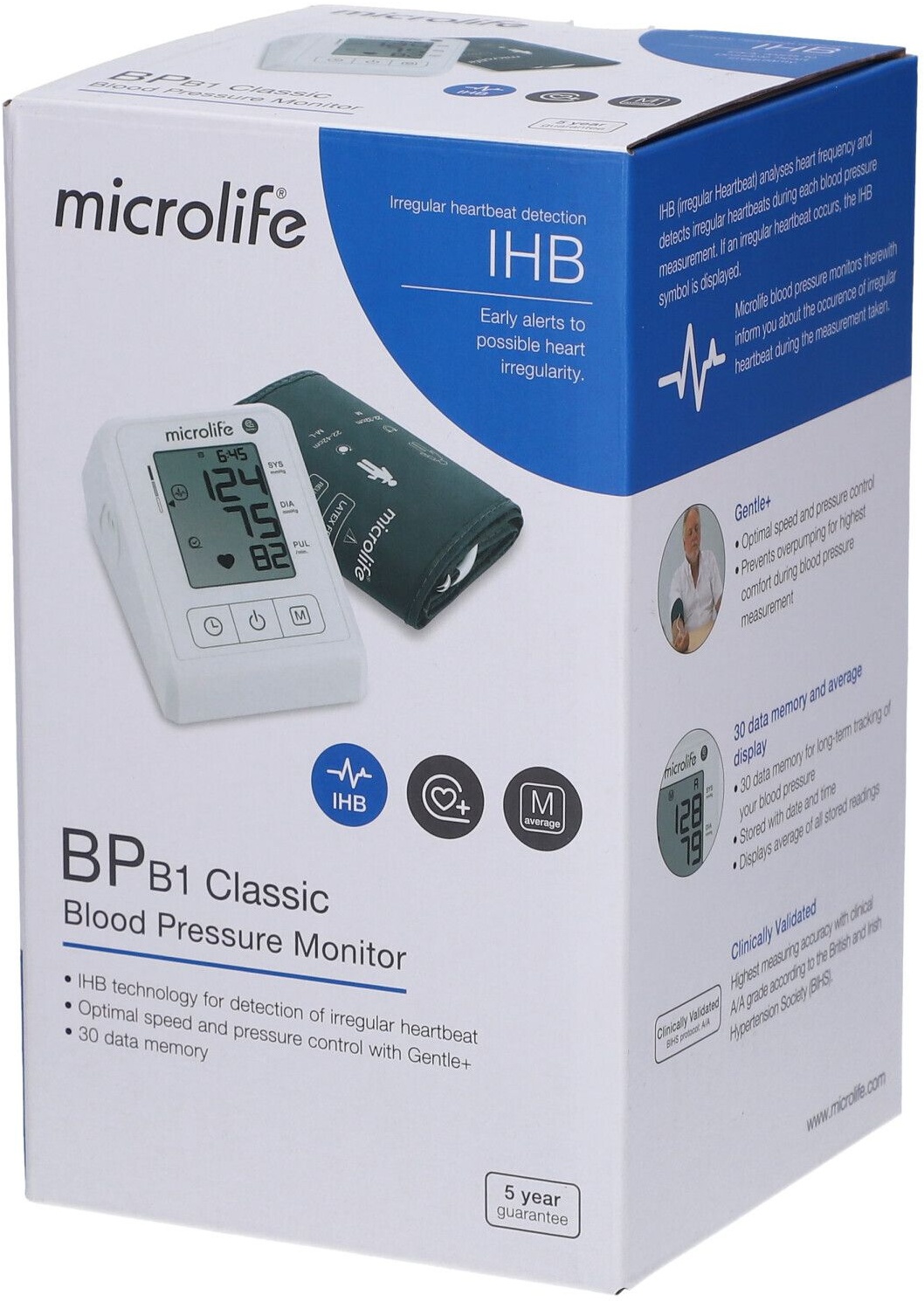 Microlife® Blutdruckmessgerät B1 Classic