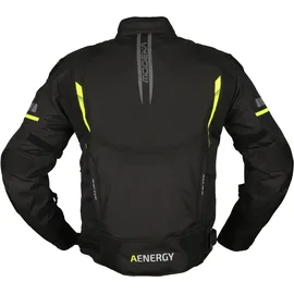 Modeka Aenergy Motorradjacke Schwarz/Neongelb S