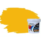 RyFo Colors Silikonharz Fassadenfarbe Lotuseffekt Trend Sonnengelb 1l - bunte Fassadenfarbe, weitere Gelb Farbtöne und Größen erhältlich, Deckkraft Klasse 1