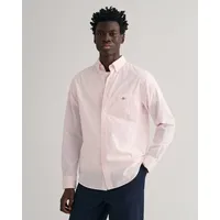 GANT Reg Gingham Langarmhemd Light Pink M