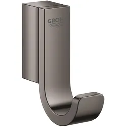GROHE Selection Einfacher Bademantelhaken 41039000, Accessoires, hard graphite