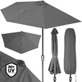 Kingsleeve Kingsleeve® Terrassen-Sonnenschirm Anthrazit UV-Schutz 80+