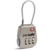 Pacsafe Prosafe 800 combination cable padlock, Gepäckschloss, 8 cm, Silver,