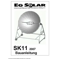 Bauplan Fertigungszeichnung Solarkocher SK11