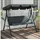 Outsunny Hollywoodschaukel Grau 3-Sitzer