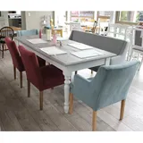 Esstisch Küchentisch Esszimmertisch Landhaus Tisch Shabby altweiß - grau