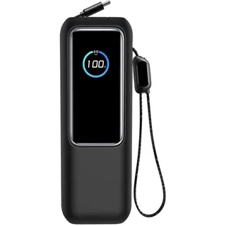 Silikonhülle für Anker Zolo 25,000mAh 165W, Staubdicht Stoßfest Kratzfest Weiche Schutzhülle Schutzhülle für Power Bank (Schwarz)