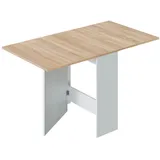 CaliCosy Klapptisch 140 x 78 x 77 cm Weiß