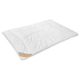 Künsemüller Cashmere Bettdecke normal 135 x 200 cm Edles Himalaya-Kaschmir - Weiß