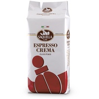 Saquella Espresso Crema Bar 1 Kg cremig voller Geschmack ganze Bohne