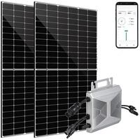 Solar-Set: 2x 430-W-Solarmodul, 800-Watt-Mikroinverter, Einspeisekabel