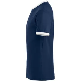 New Wave Clique Nome T-Shirt - navy/weiss L
