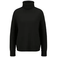 FYNCH-HATTON Pullover mit gerippten Abschlüssen, Black, XL