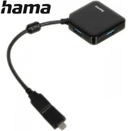 Hama USB-Hub, 4x USB-A 3.0, USB-A 3.0 [Stecker] (00200116)