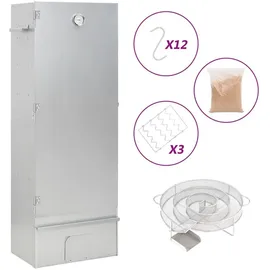 vidaXL Räucherofen grau