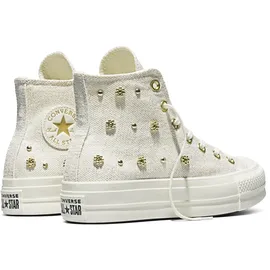 Converse Chuck Taylor All Star Lift Platform Damen Beige/Gold/Schwarz 37