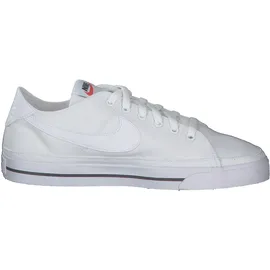 Nike Court Legacy Canvas Herren White/Black/White 46