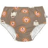 Lässig Baby-und Kleinkind-Schwimmwindel Badewindel Badehose mit Windel mit UV-Schutz Wild Cats choco 7-12 Monate