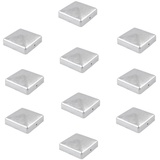 Baumarktplus 10x Pfostenkappe Abdeckkappe Edelstahl - Kupfer - verzinkt - Pyramide - Kugel... 91x91 mm verzinkt Pyramide