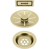 Blanco Ab- und Überlaufset für Einzelbecken satin gold