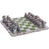 Weltbild Schachbrett mit Drachenfiguren, 33 Teile
