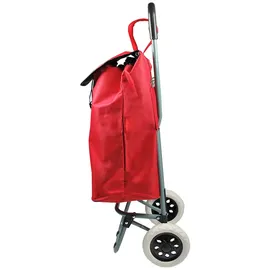 Helo24 Einkaufswagen rot klappbar